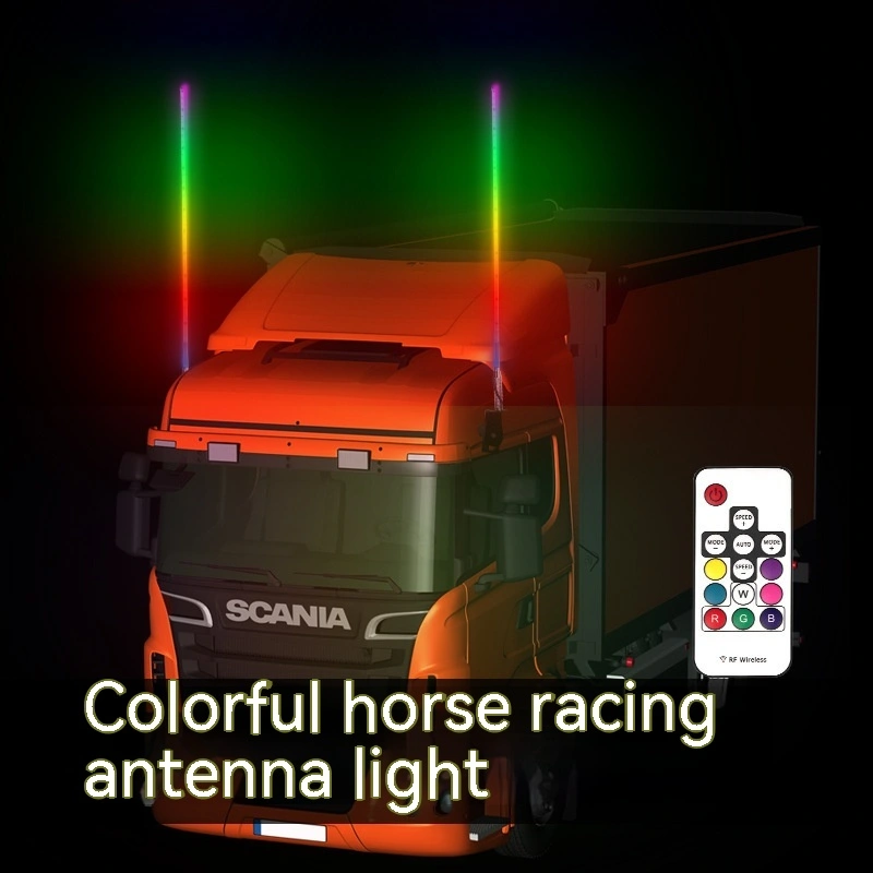 Streamer Horse Light RGB Motorcycle Modified Semi-hanging Warning Light