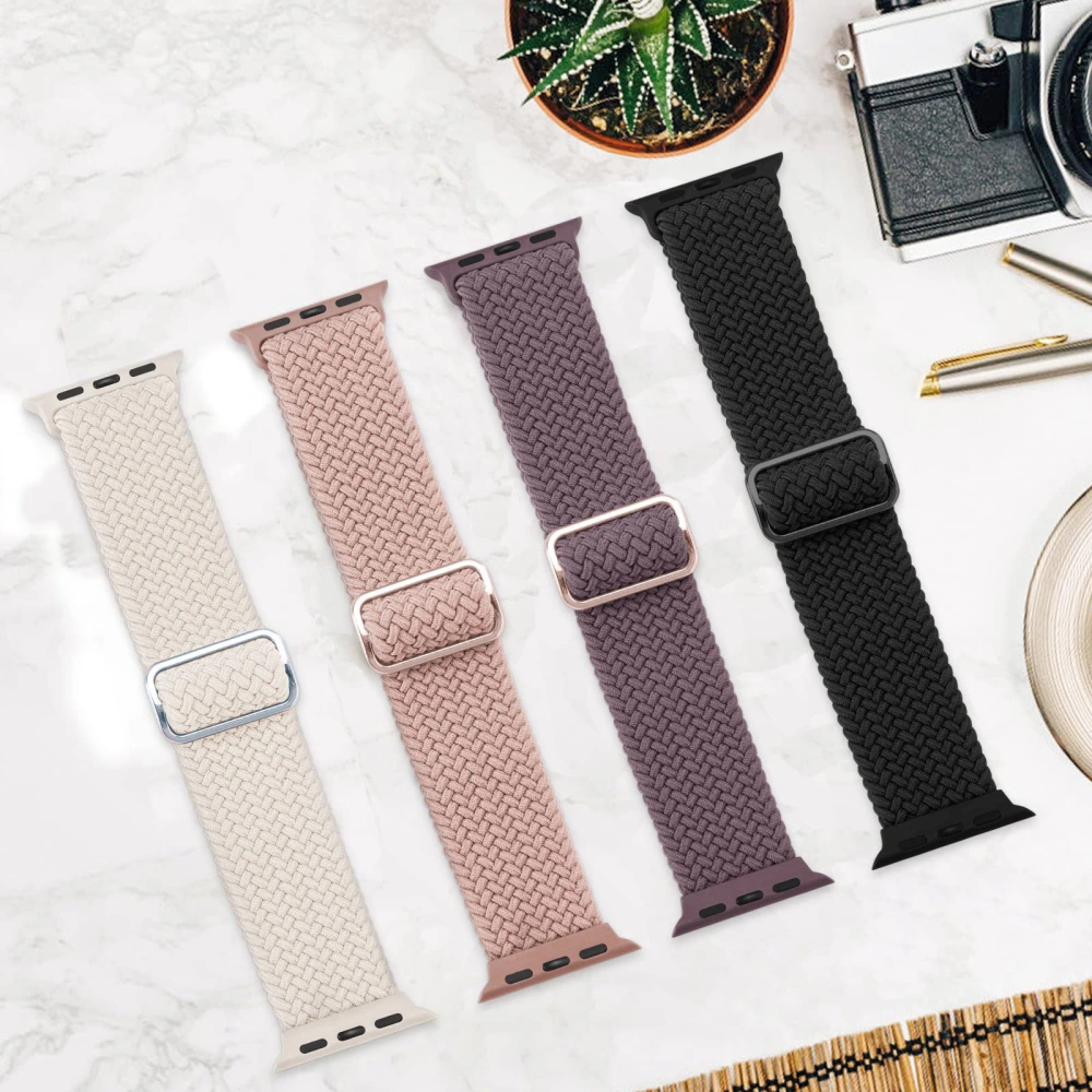 Adjustable Woven Slide Buckle Watch Woven Watch Strap