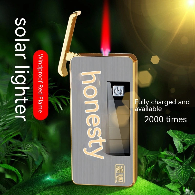 Creative Solar Charging Lighter Personality High-end