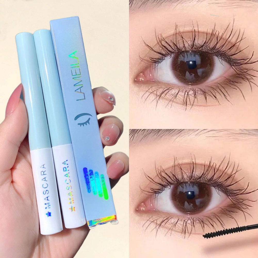 Fine Bruch Head Mascara Waterproof Sweat-proof Not Smudge Lengthened Curling Does Not Fade