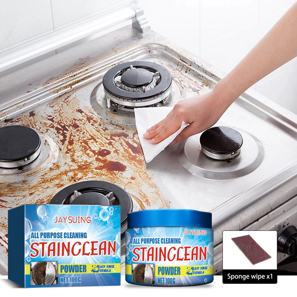 Kitchen Stove Heavy Oil Stain Cleaning Rust Dirt