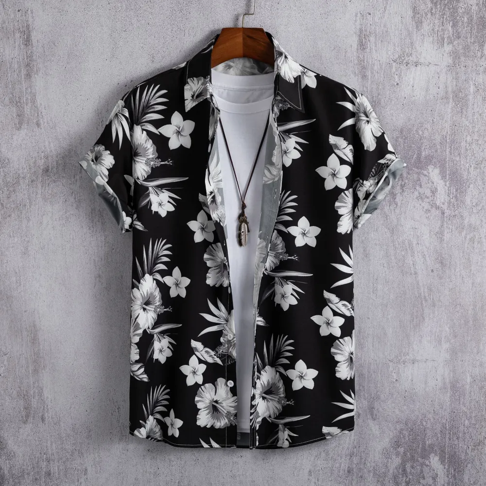 Men's Digital Printed Shirts Are Simple And Fashionable