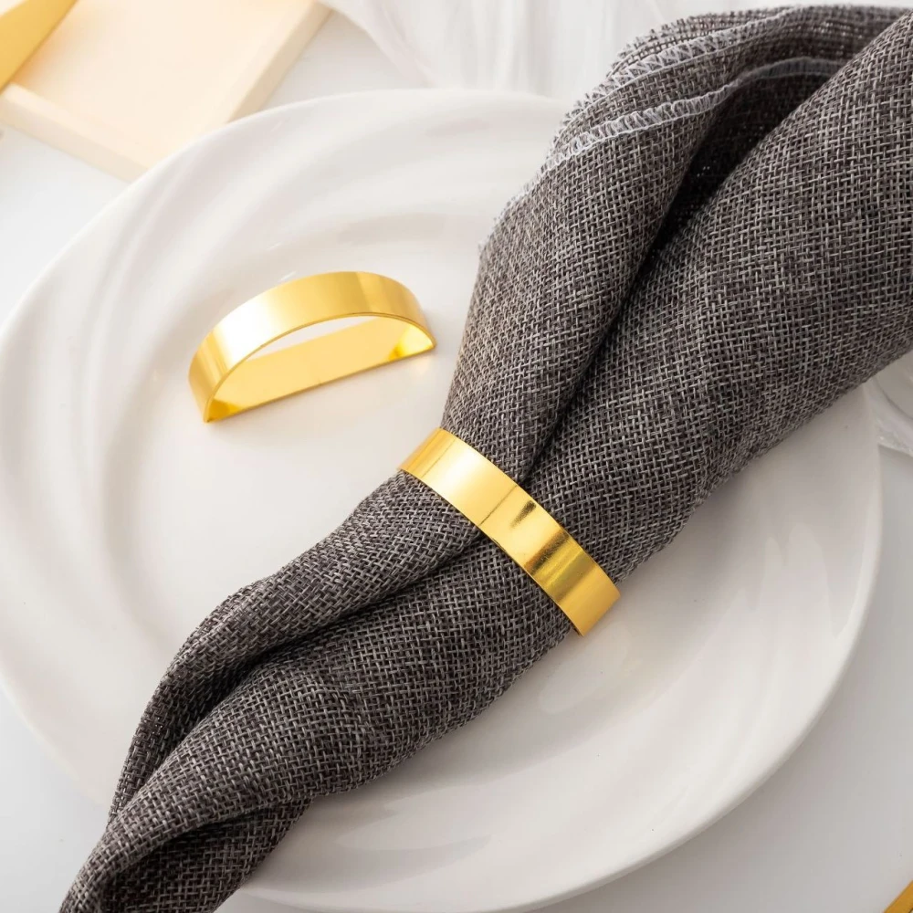 Napkin Ring Semicircle Metal Simplicity