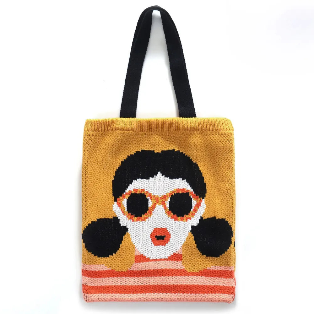 Portable Shopping Bag Shoulder Knitted Bag