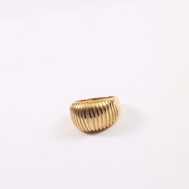 Titanium Steel Lantern Female Fashion Retro Index Finger Ring