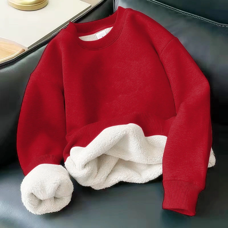 Fleece-lined Thickened Alpaca Fleecefiber Sweater