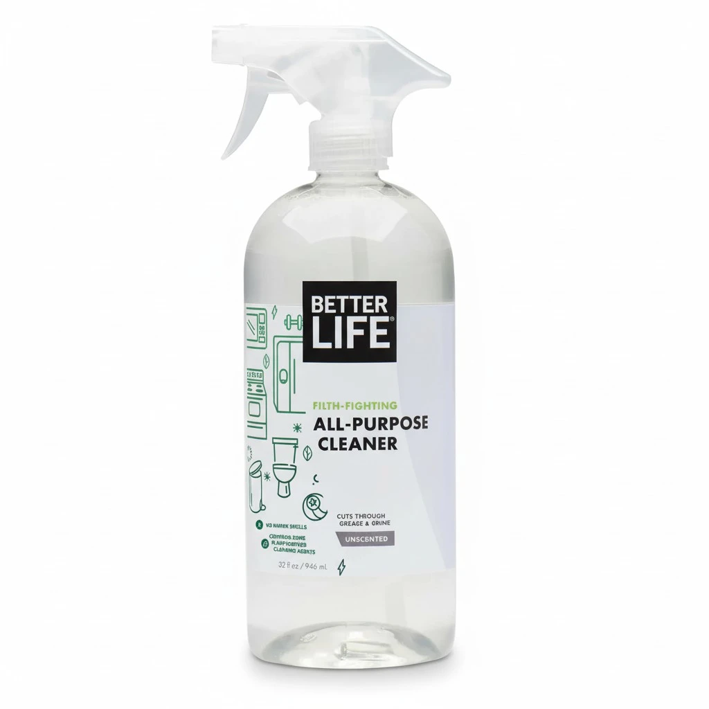 Life Natural All-Purpose Cleaner, Safe Around Kids & Pets, Unscented, 32 Fl Oz (Pack of 1), 2409M