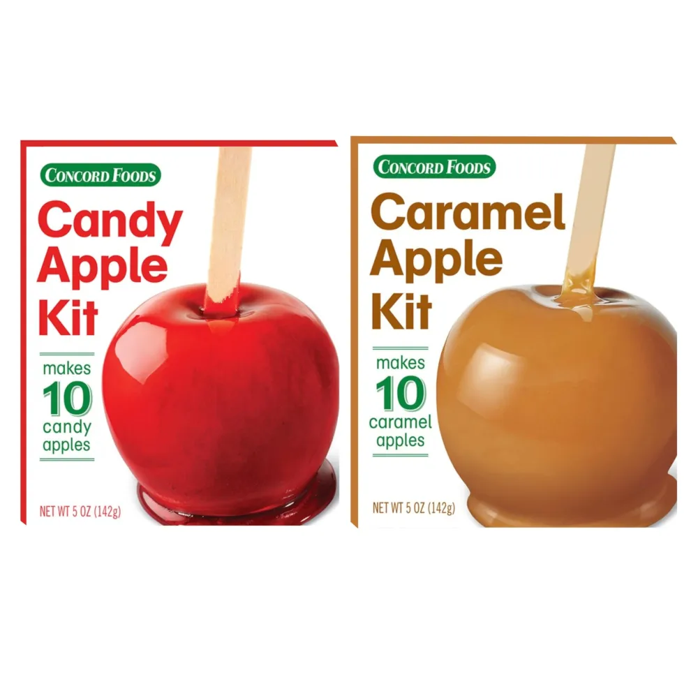 CONCORD CANDY & CARAMEL APPLE KITS (Makes 20 candy apples)