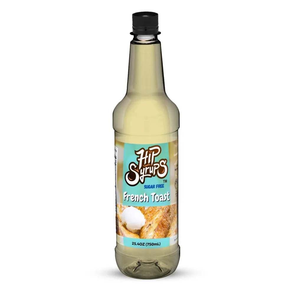 Hip Syrups - French Toast Sugar Free Simple Syrup Designed for Coffee, Hot Cocoa, Sugar Free