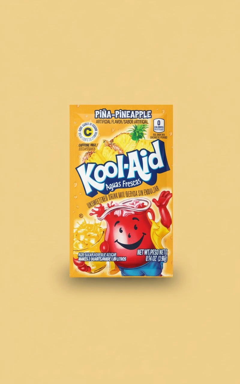 Kool-Aid Drink Mix, Pina-Pineapple (Pack of 6)