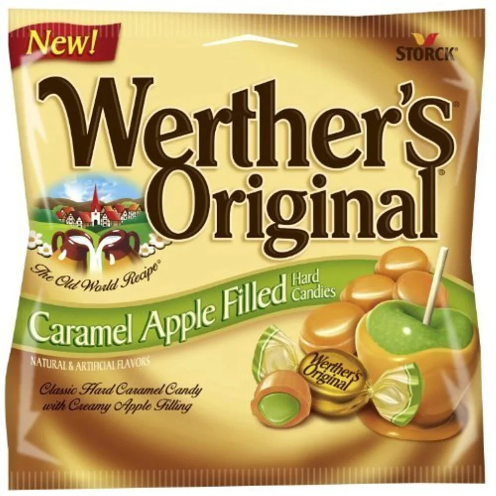 Werthers Caramel Apple Filled Hard Candies (2.65 Oz) 6 Bags