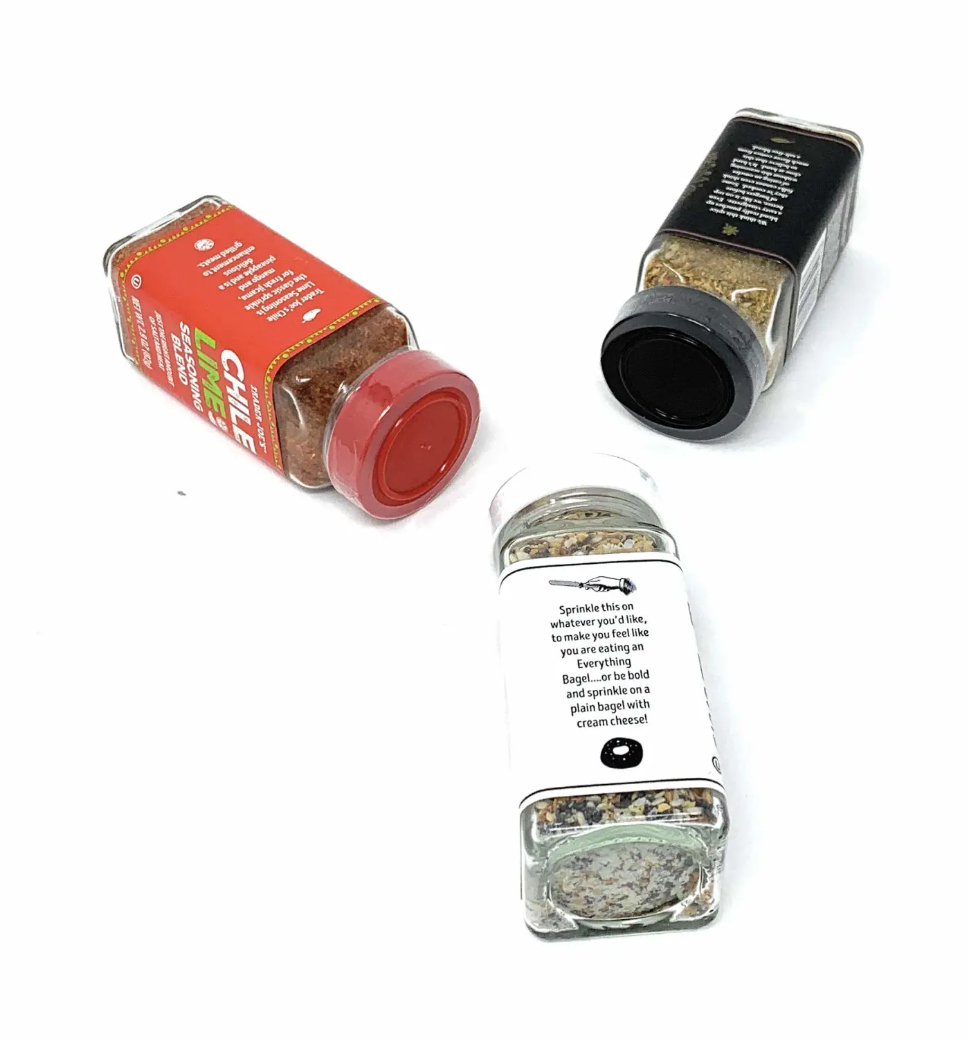 Trader Joe's Seasoning - 21 Salute Seasoning, Chile Lime and Everything but The Bagel Seasoning