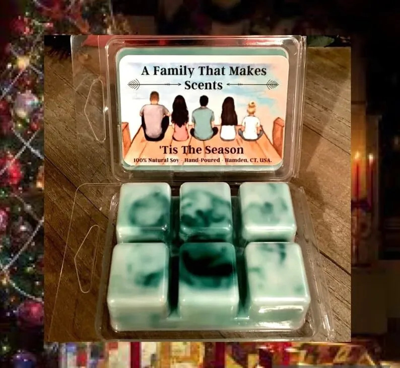 70 Scents- Strong Scent- Long Lasting - Eco-Friendly - Hand-Poured - Scented Wax Tarts- Choose Your Scent. Max Scent (Tis The Season)