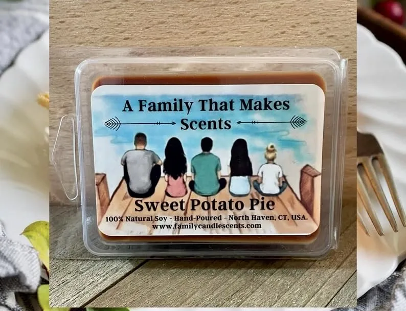 70 Scents- Strong Scent- Long Lasting - Eco-Friendly - Hand-Poured - Scented Wax Tarts- Choose Your Scent. Max Scent (Sweet Potato Pie)
