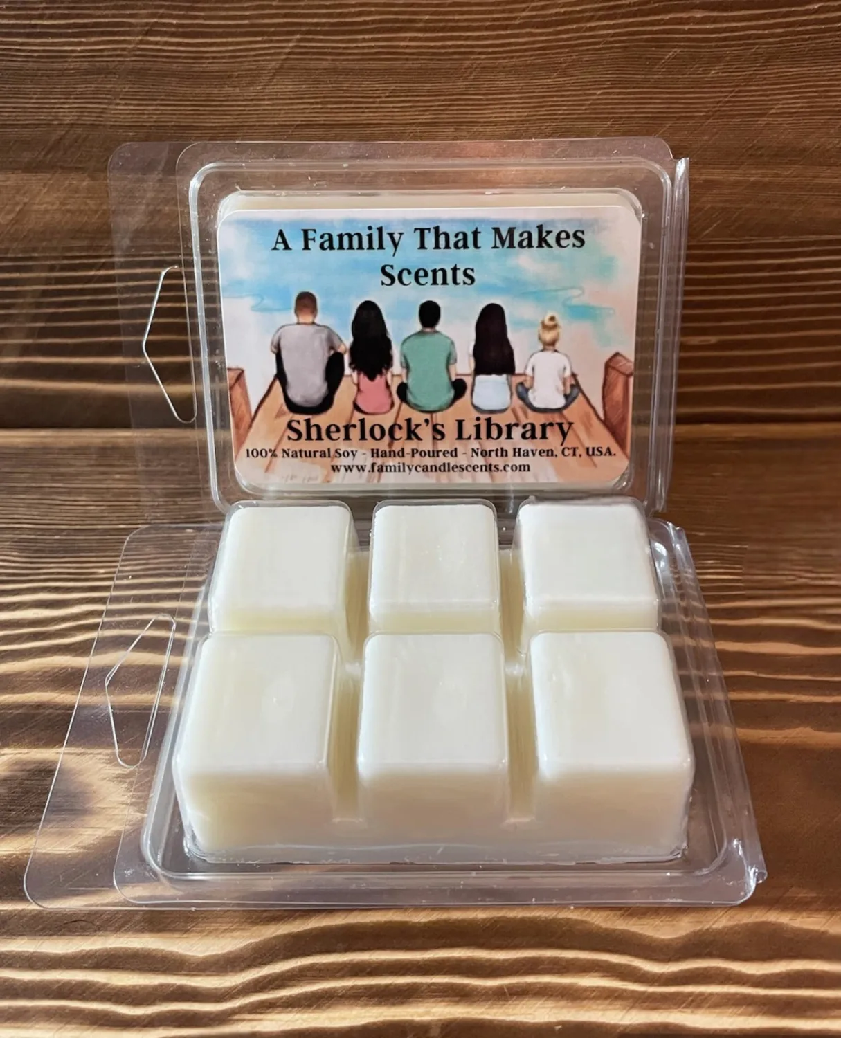 70 Scents- Strong Scent- Long Lasting - Eco-Friendly - Hand-Poured - Scented Wax Tarts- Choose Your Scent. Max Scent (Sherlock's Library)