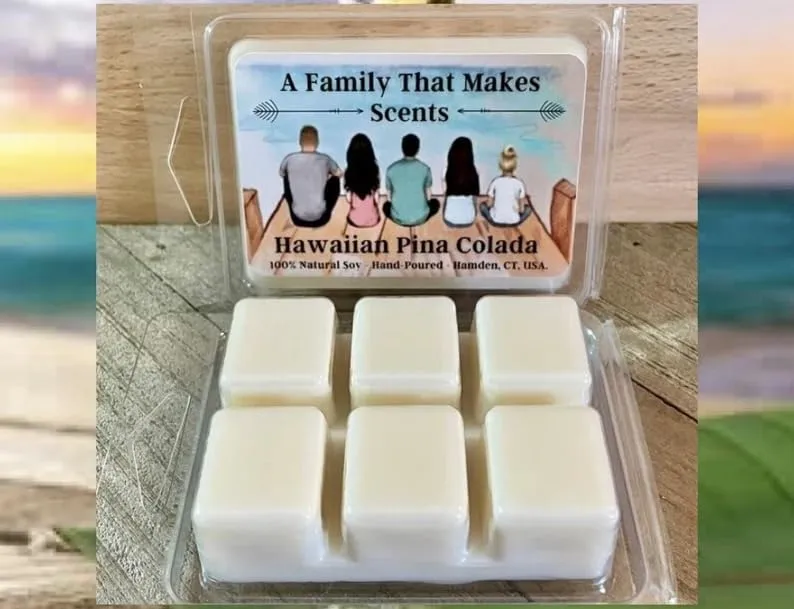 70 Scents- Strong Scent- Long Lasting - Eco-Friendly - Hand-Poured - Scented Wax Tarts- Choose Your Scent. Max Scent (Pina Colada)