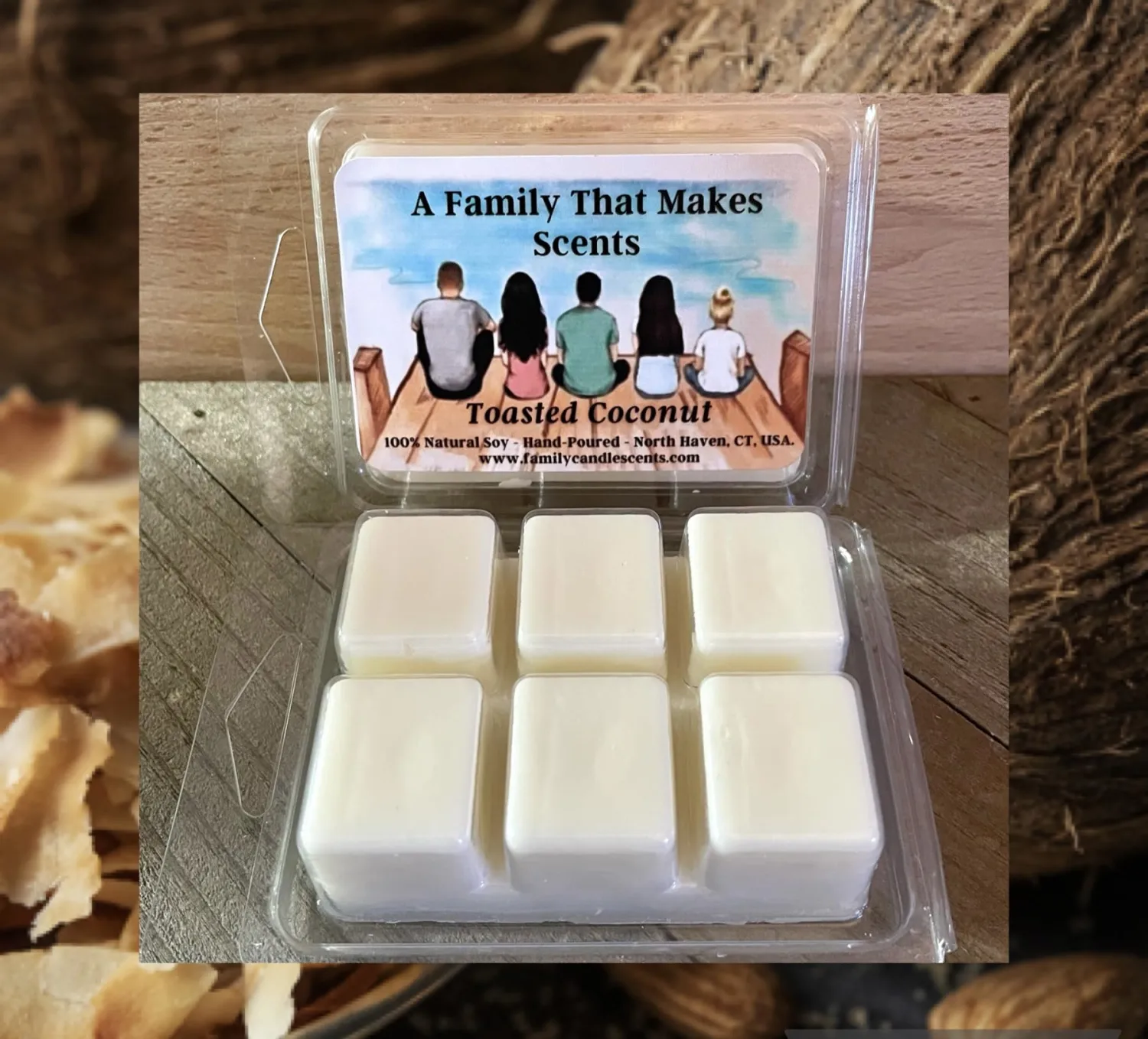 70 Scents- Strong Scent- Long Lasting - Eco-Friendly - Hand-Poured - Scented Wax Tarts- Choose Your Scent. Max Scent (Toasted Coconut)