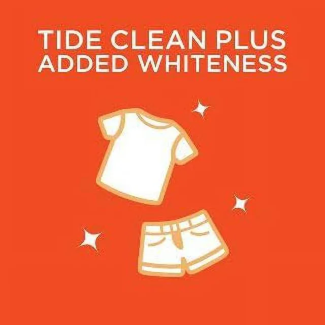 Tide Plus Bleach Alternative HE Turbo Clean Liquid Laundry Detergent, 115 fl oz, 74 Loads