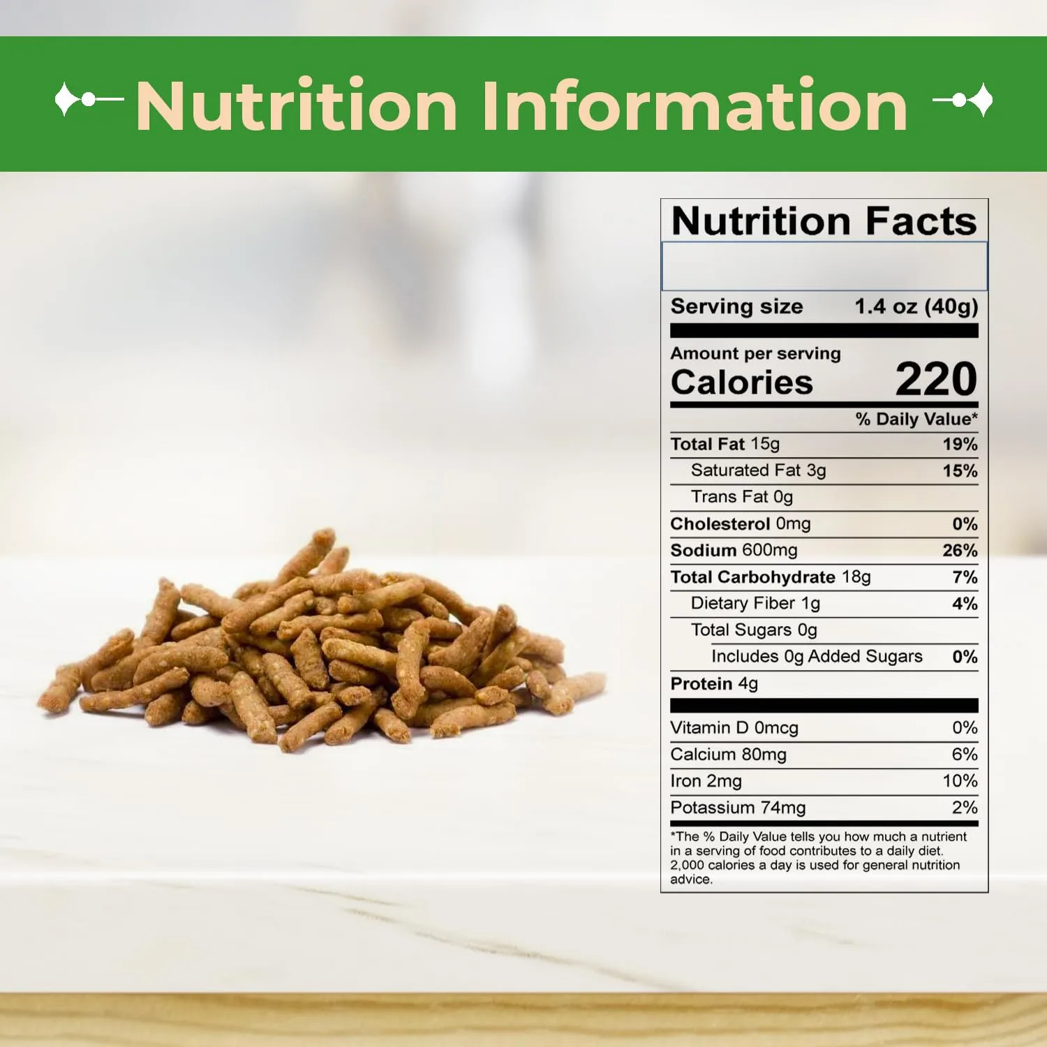 Sincerely Nuts Gourmet Salted Sesame Sticks Snacks, 1lb - Kosher Certified - Crunchy Toasted Sesame Seed Crackers for Trail Mix & Soup