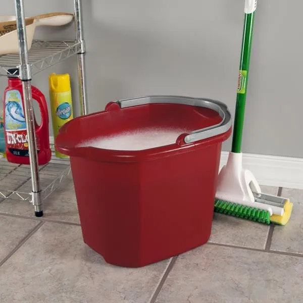 STERILITE 11215806 16QT RED Dua Spout Pail