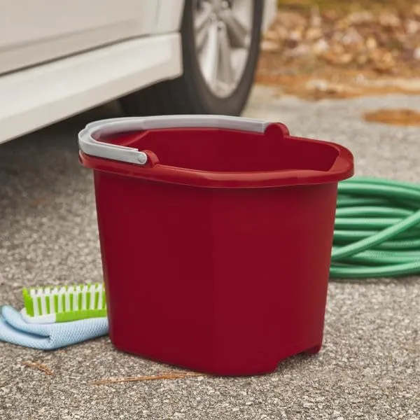 STERILITE 11215806 16QT RED Dua Spout Pail