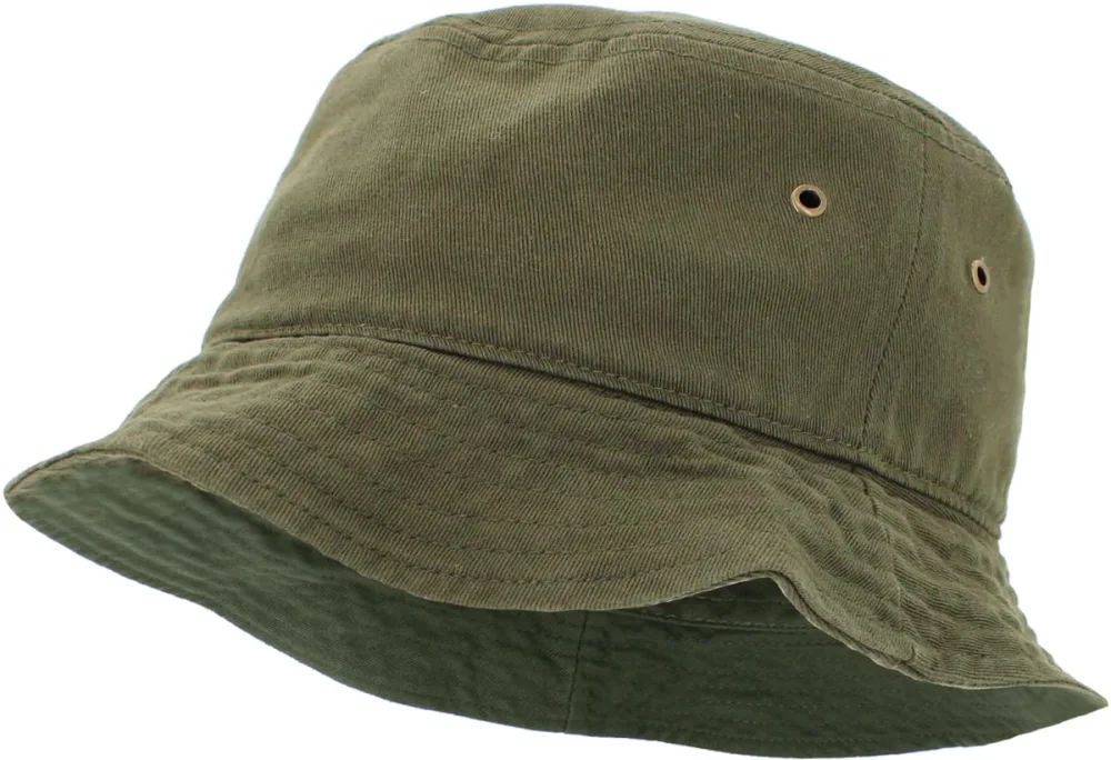 KBETHOS® 100% Cotton Washed Bucket Hat