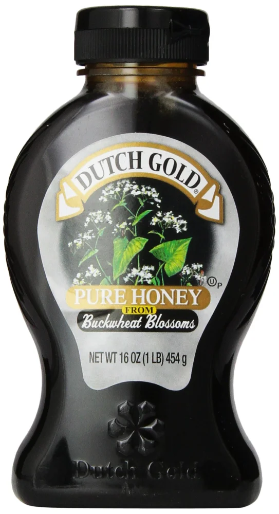 Dutch Gold Honey Honey, Buckwheat, Jar, 16 Ounce (Pack of 6)