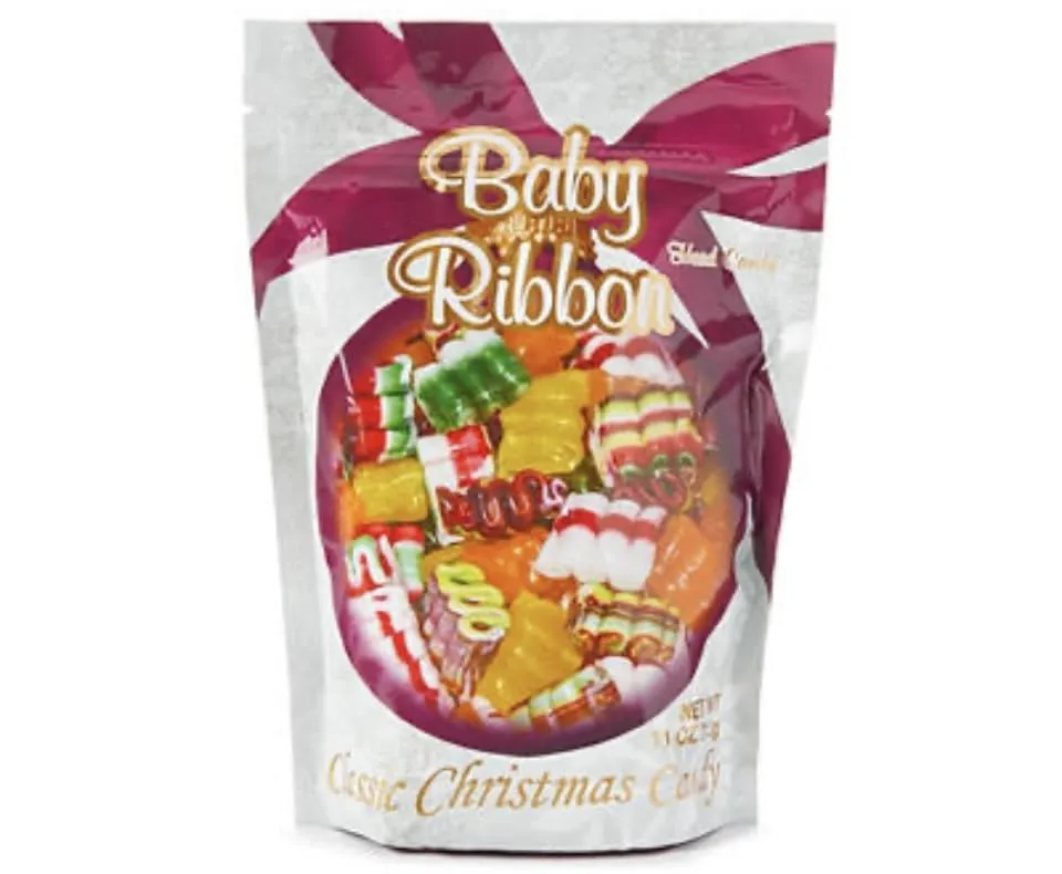 Primrose Baby Ribbon Hard Candy, Christmas Candy, 10 OZ