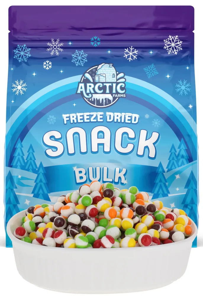 Arctic Farms Freeze Dried Candy Space Rocks Bulk Candies Bagged and Boxed (Original Flavors) (3lb)