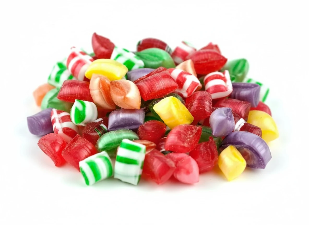 Christmas Rainbow Gems miniature fruit hard candy 1 pound