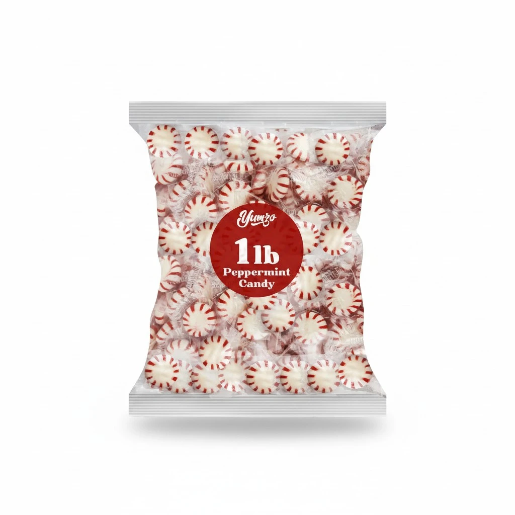 Starlight Peppermints Individually Wrapped Candy Sweets - Starlight Mints Hard Candy Individually Wrapped Office Candy Mints, Perfect Peppermint Candy for Office, 1lb