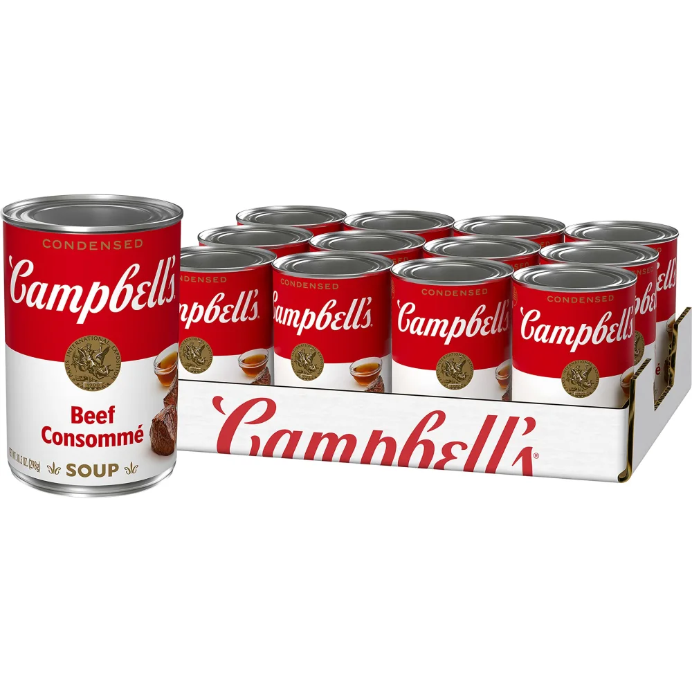 Campbell's Condensed Beef Consommé, 10.5 Ounce Can (Pack of 12)