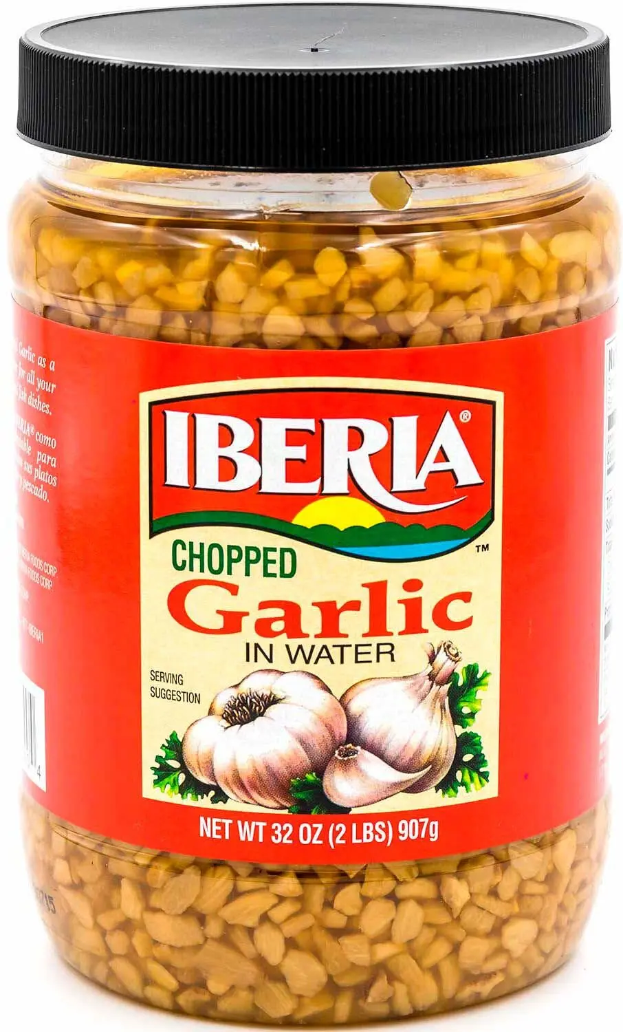 Iberia Chopped Garlic in Water, 32 oz