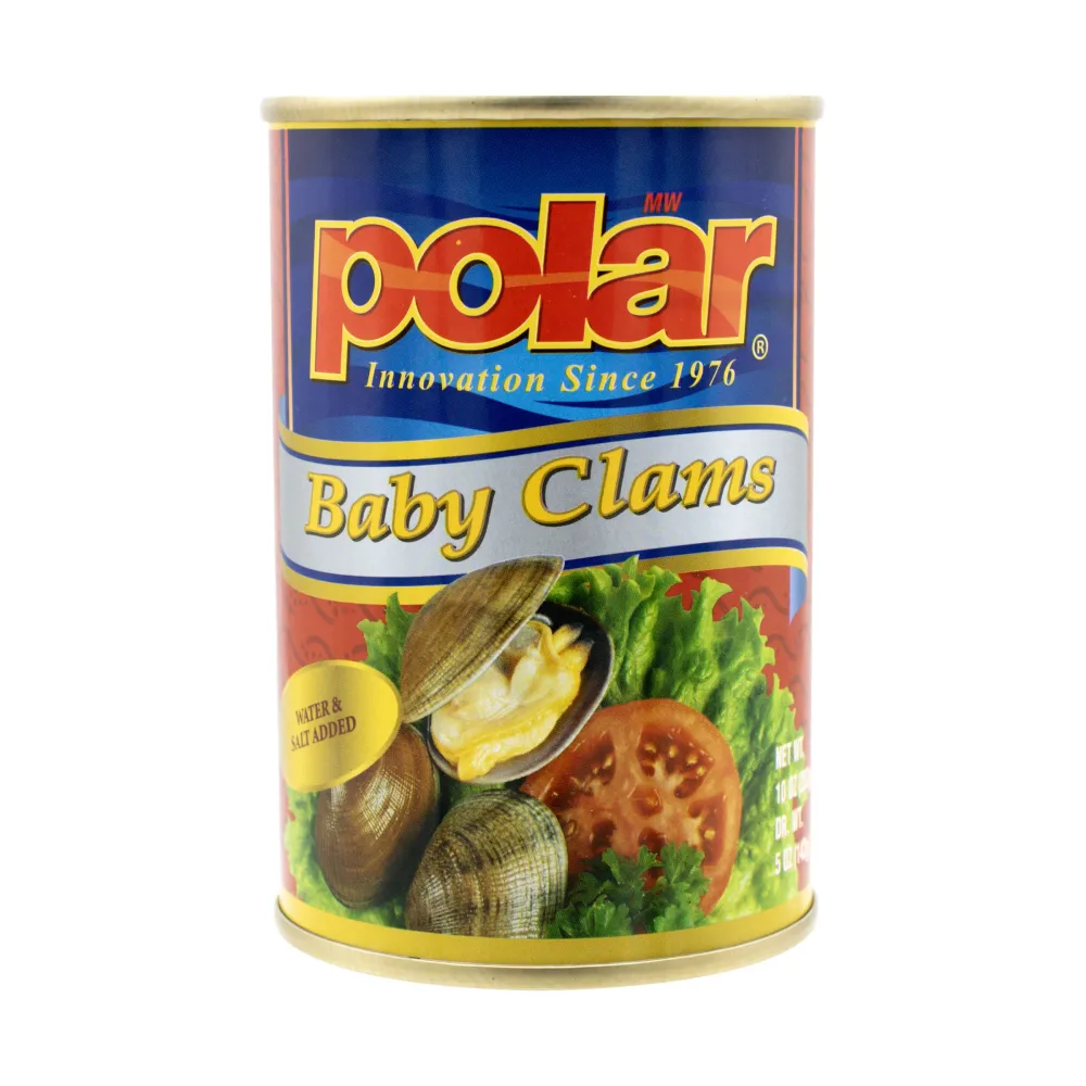 MW Polar Seafood, Whole Baby Clams, 10-Ounce (Pack of 12) (2120)