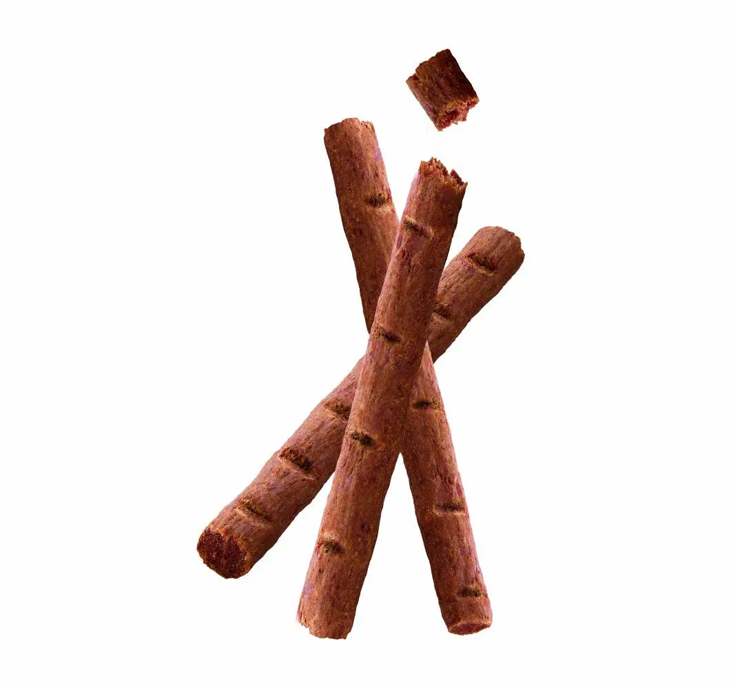 Vitakraft PurrSticks Meaty Cat Sticks - Chicken - Segmented and Breakable Meatstick - Deliciously Tender (Pack of 3)