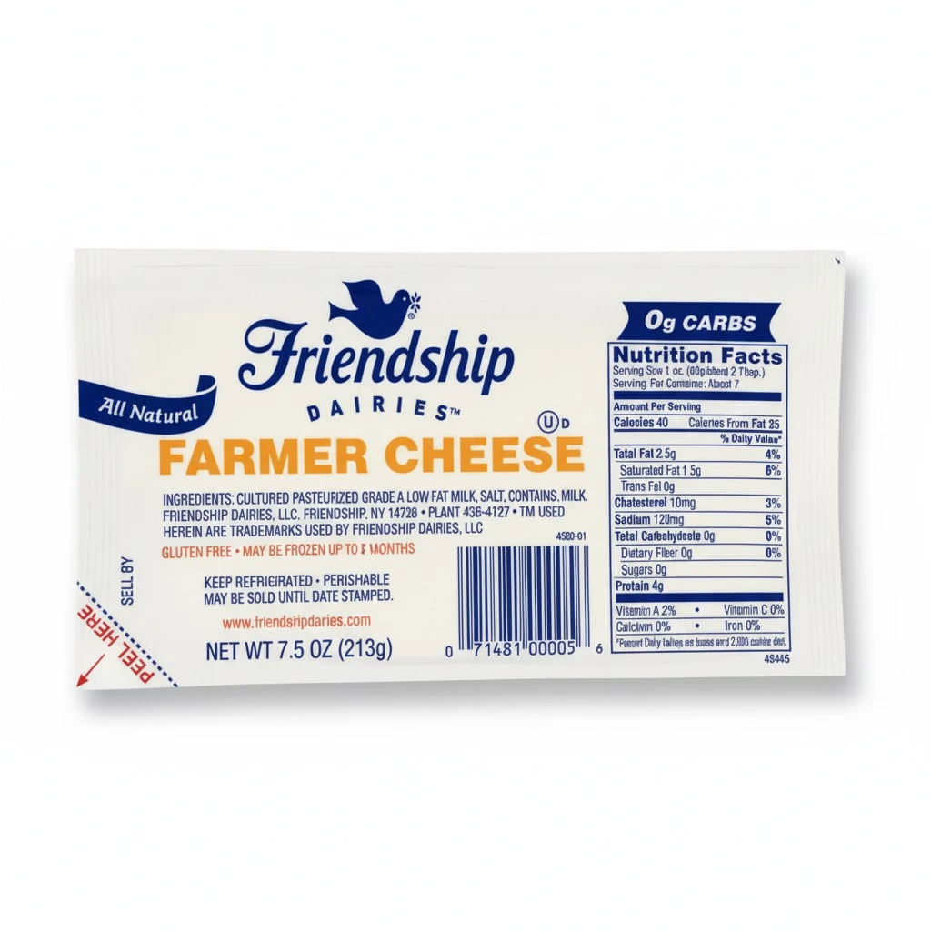 Friendship Dairies Farmer Cheese 6-pack 7.5 oz each