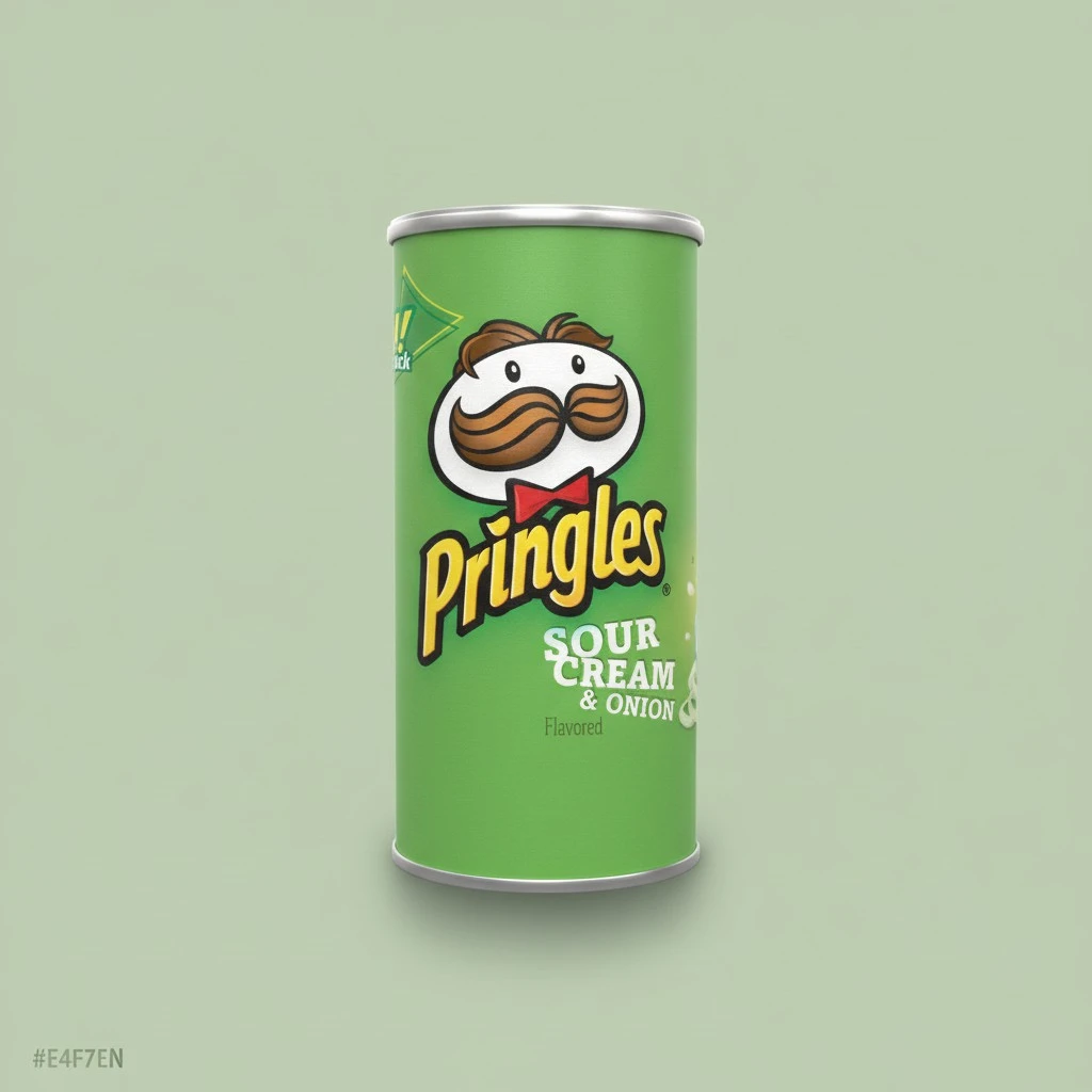 Pringles Sour Cream and Onion Snack Stacks, 0.74 Ounce (Pack of 8)