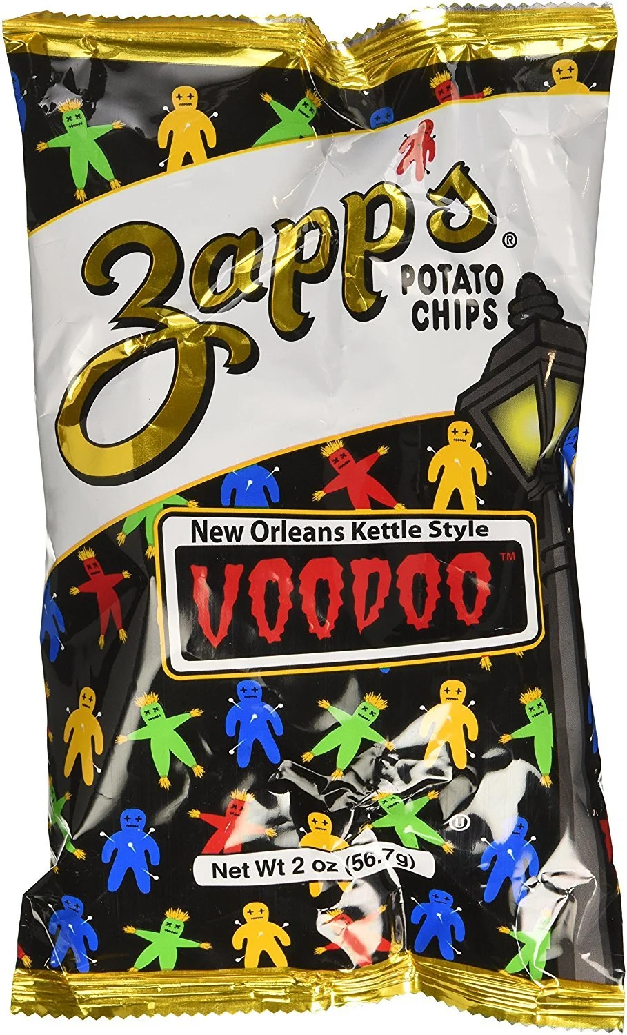 Zapps Potato Chips - Voodoo - 2 oz (Pack of 5)