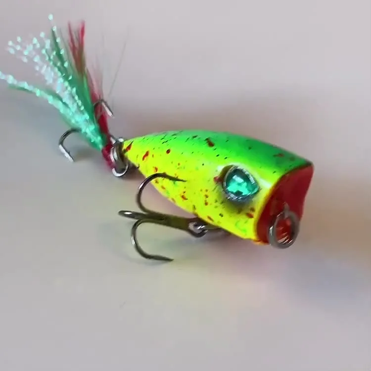 Creative Colorful Plastic Feather Bionic Lure