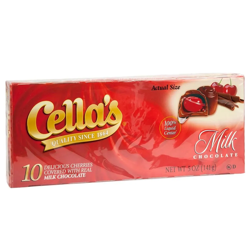 Cella's Milk Chocolate Covered 10 Cherries 5oz