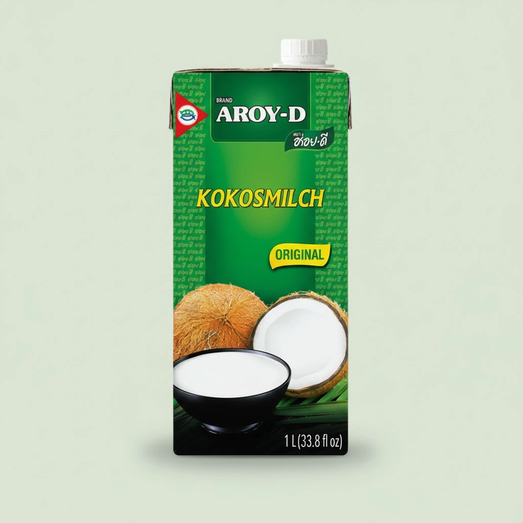 Aroy-D Coconut Milk, 33.8 Fluid Ounce (Pack of 6)