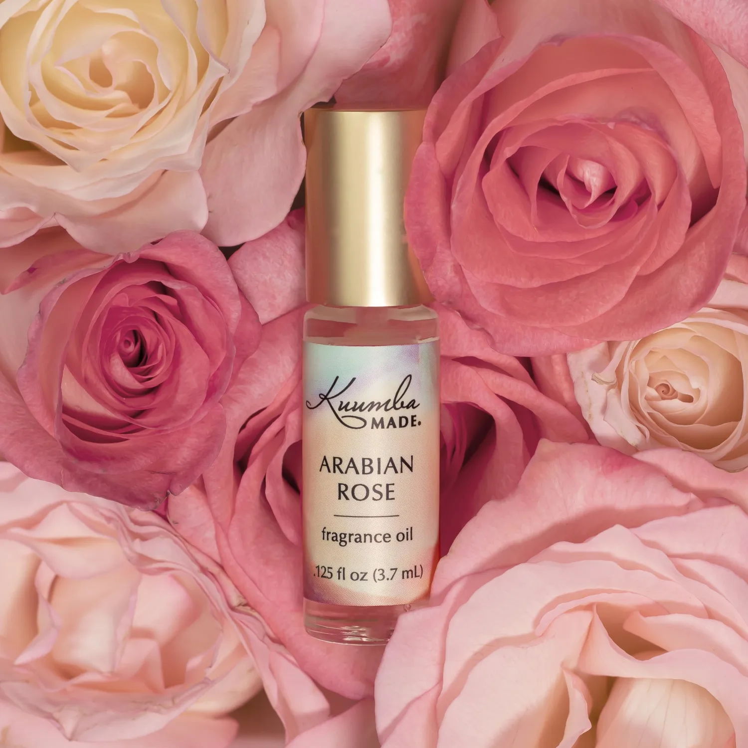 Kuumba Made Arabian Rose Fragrance Oil Roll-On 0.125 fl oz (3.7ml) | Rollerball Perfume | Alcohol Free