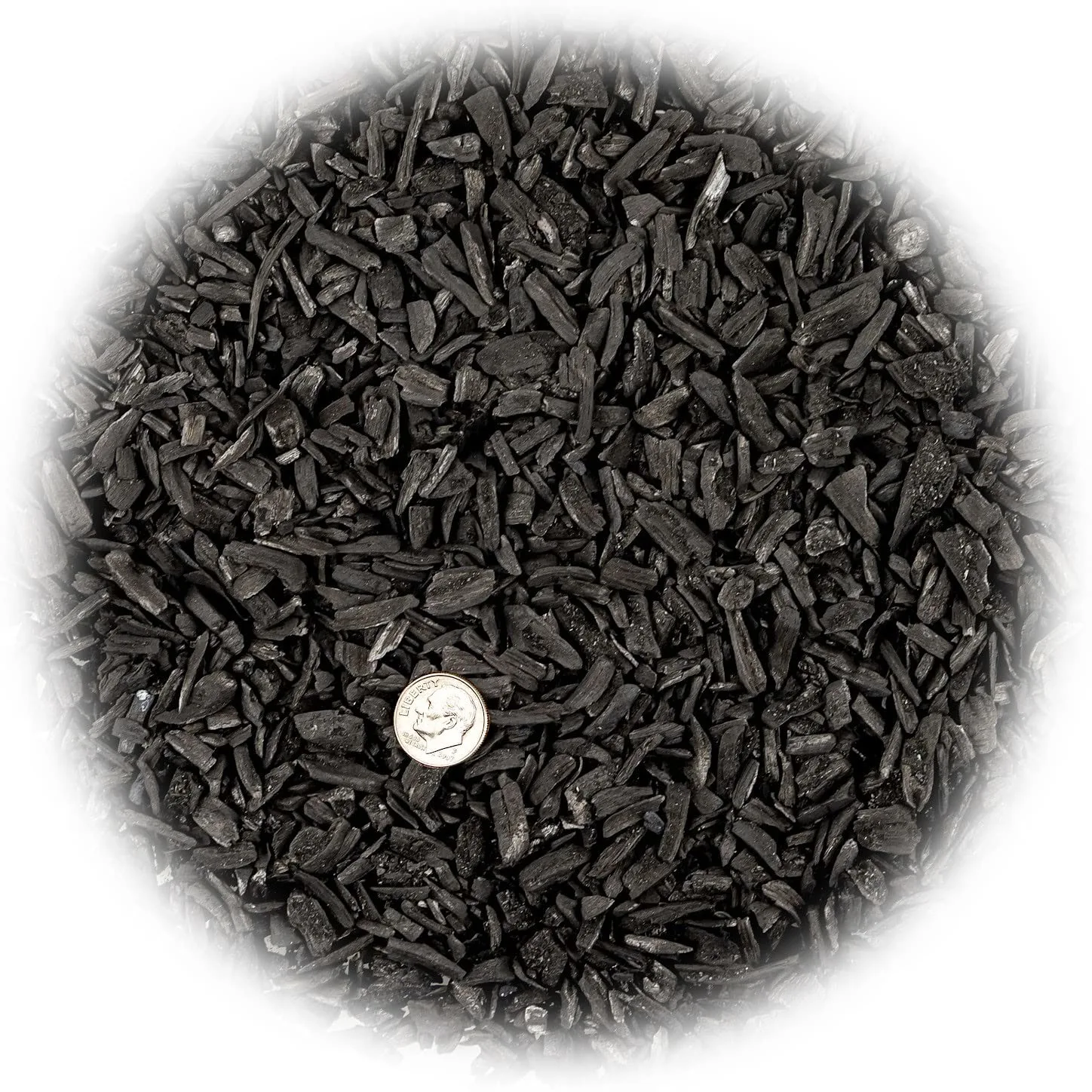 GARDENERA Horticultural Charcoal for Indoor Plants [1-Quart Bag] Black Diamond Soil Amendment for Orchids, Terrariums, and Gardening