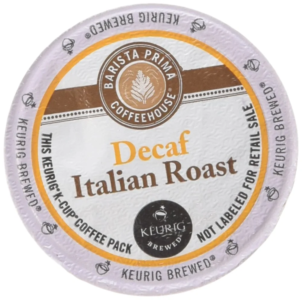 Barista Prima Decaf Italian Roast (2 Boxes of 24 K-Cups)