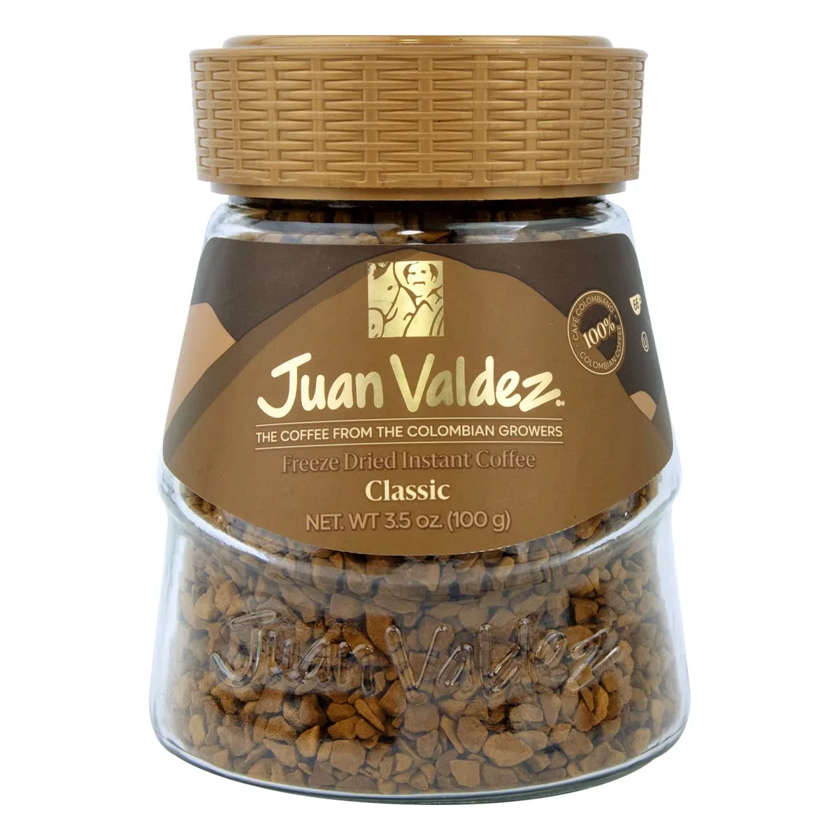 Juan Valdez Classic Freeze Dried Coffee 3.5 OZ - Premium Colombian Coffee