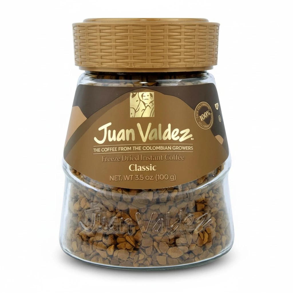 Juan Valdez Classic Freeze Dried Coffee 3.5 OZ - Premium Colombian Coffee