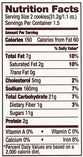 Linden's Large Cookies, Chocolate Chip, 18 Count
