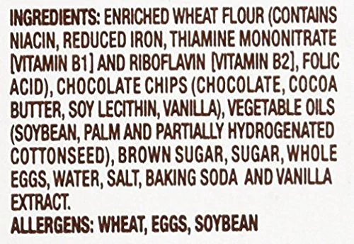 Linden's Large Cookies, Chocolate Chip, 18 Count