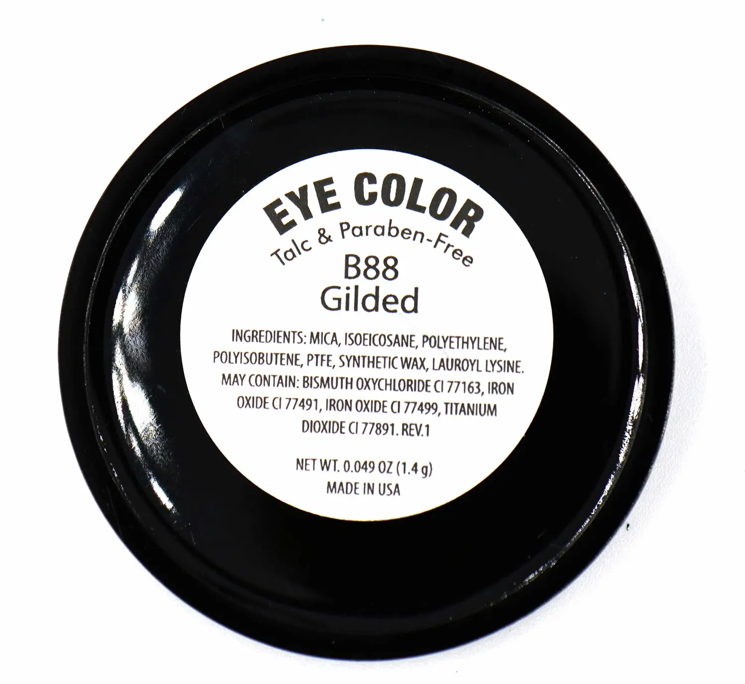 Gilded Frosted Nude Bronze Beige Gold Shimmer Pressed Powder Single Vegan Eyeshadow; Talc, Paraben & Cruelty Free
