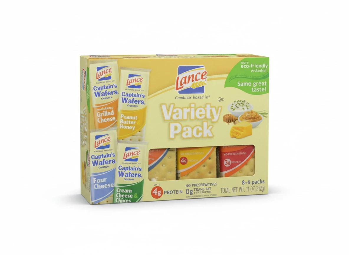 Lance Captain Choice Variety Pack Sandwich Crackers, 11 oz